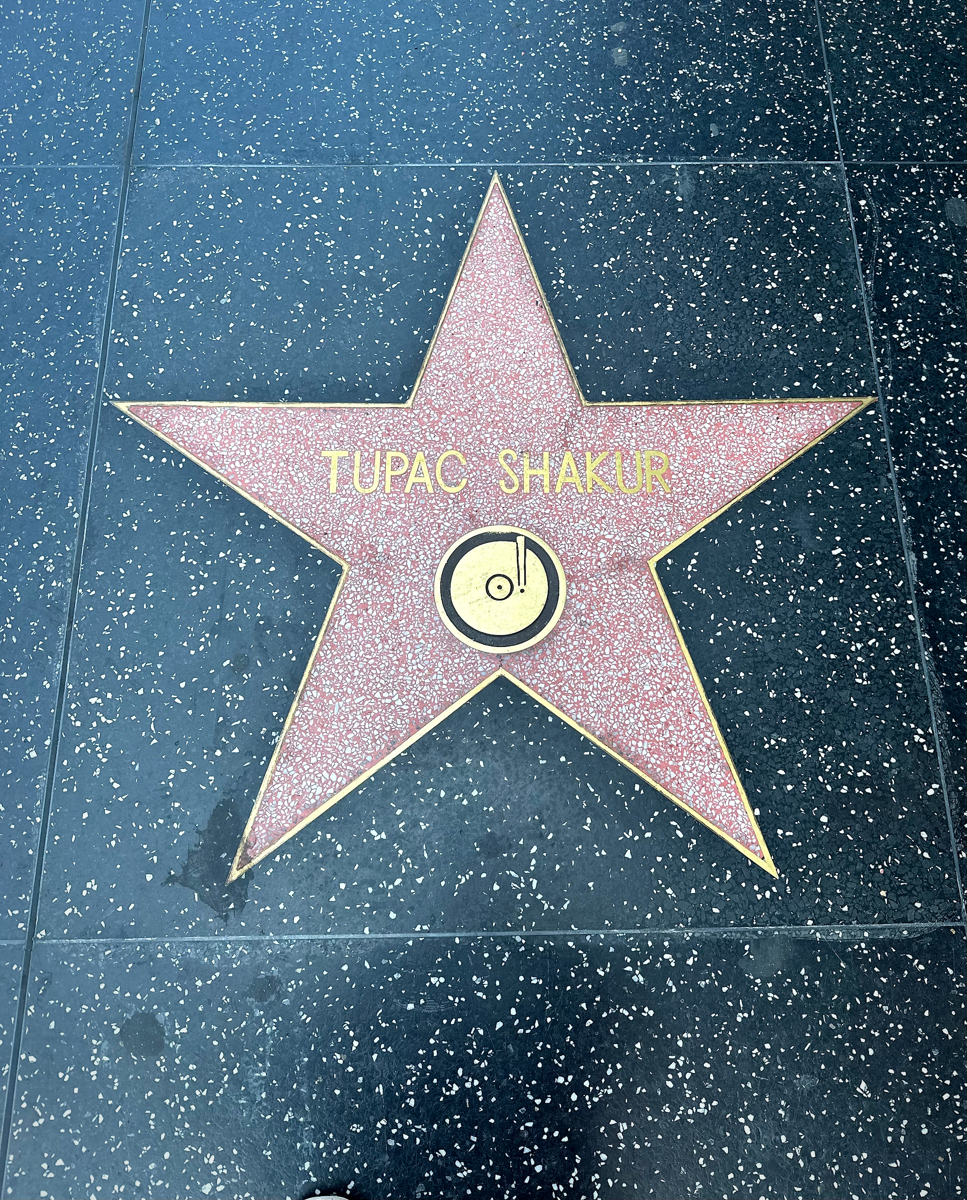 TupacShakurWalkofFameStar