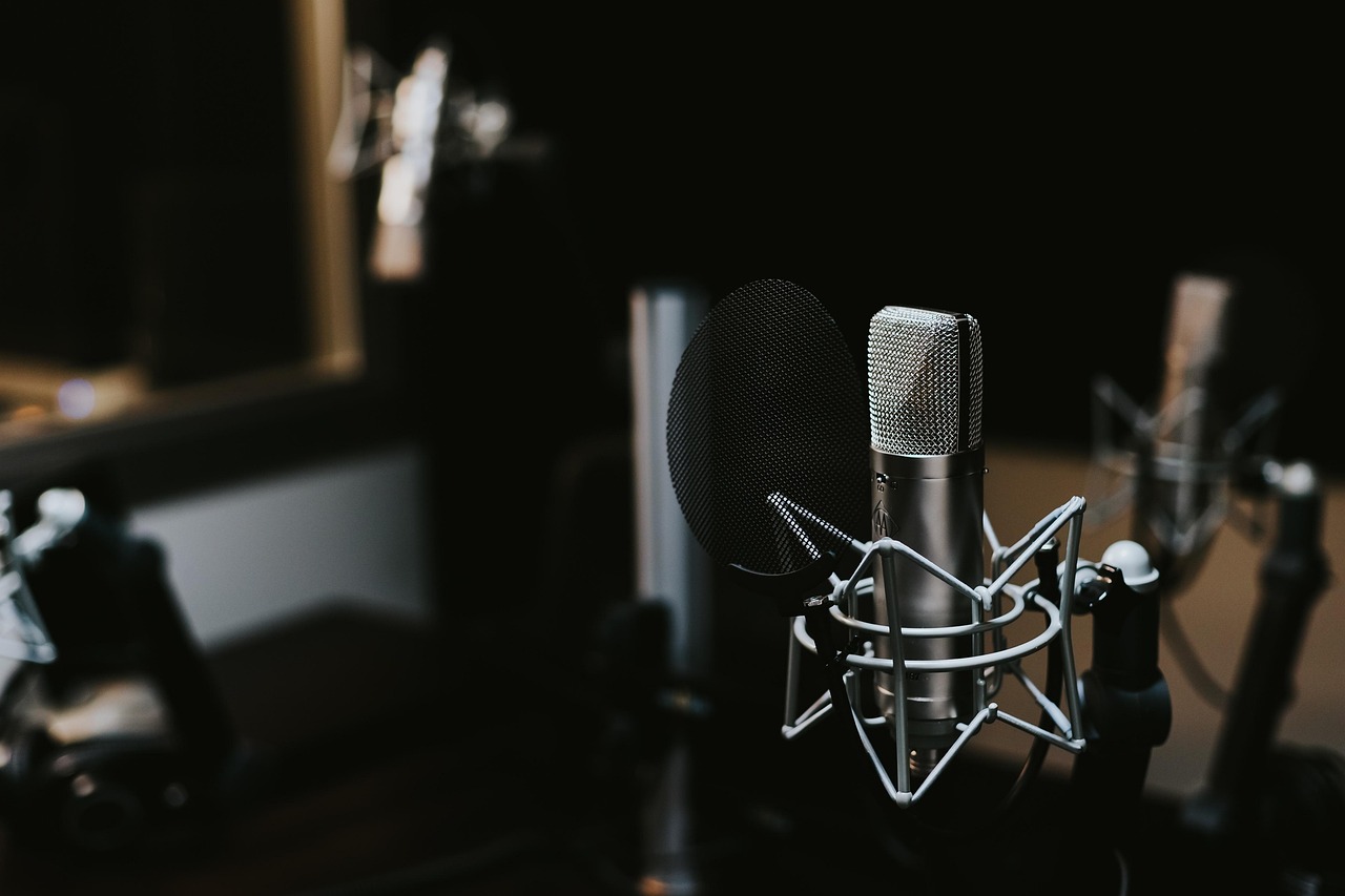 Recording studio, indoors, mic, microphone, sound, sound recording, studio, audio, audio equipment, music, recording studio, recording studio, mic, microphone, microphone, microphone, studio, studio, studio, studio, studio, audio, music, music